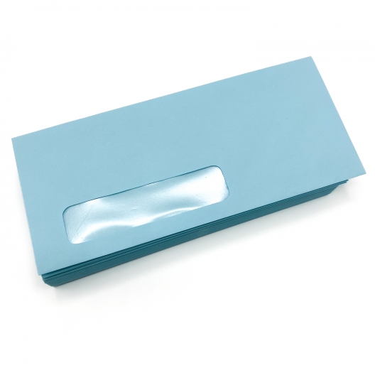 Lettermark Window Envelope Blue #10 24lb 500/box