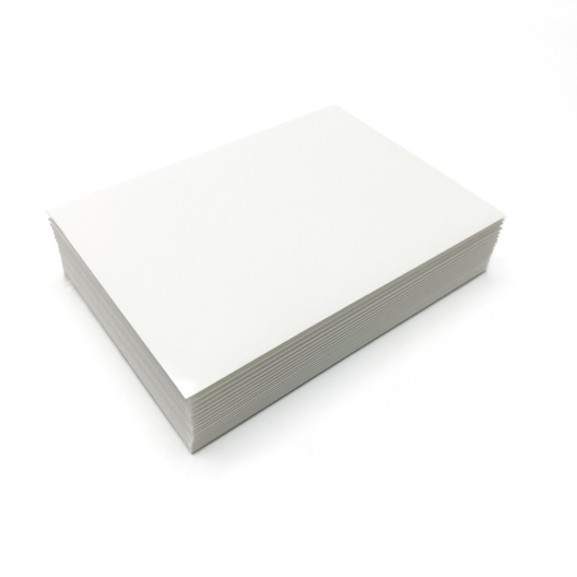 Crane's Lettra Fluorescent White 32lb/120g A2 Square Flap 50/pkg