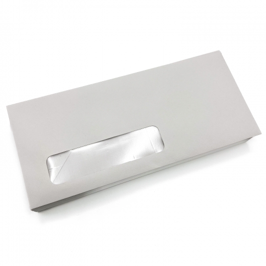 Lettermark Window Envelope Gray #10 24lb 500/box