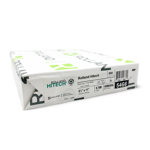 Sustana Hitech Recycled 8-1/2x11 20/50lb/75g Paper 500/pkg