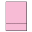 Perforated at 3-1/2 Bristol Cover Pink 8-1/2x11 67lb 250/pkg