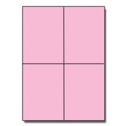 Postcards 4up Pink 1000/pkg