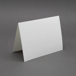 Crest 6 Baronial White Plain Foldover 80lb [6-1/4x9-1/4] 250/box