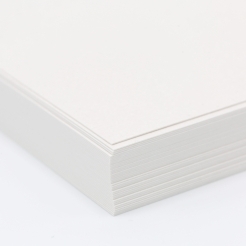 White Matte Laser Vinyl 12x18 Ultra Removeable Adhesive Scored Liner 100/pkg