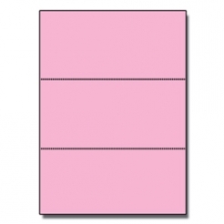 CLOSEOUTS Tri-Fold Brochure 8-1/2x11 67lb/147g Vellum Bristol Pink  250/pkg