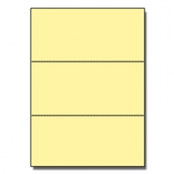 CLOSEOUTS Tri-Fold Brochure 8-1/2x11 67lb/147g Vellum Bristol Yellow 250/pkg