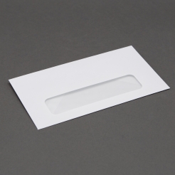 White Wove #6-3/4 24lb Window Envelope 500/box