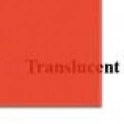 CLOSEOUTS Translucent/Vellum Red 8-1/2x11 24lb/90g 50/pkg