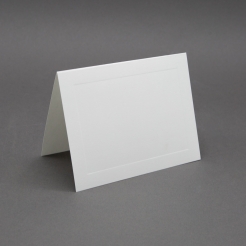Crest 5-1/2 Baronial White Panel Foldover (5 1/2 x 8 1/2 250/box