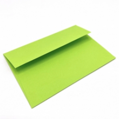 CLOSEOUTS Basis Premium Envelope A1 (3-5/8x5-1/8) Light Lime 50/pkg