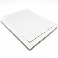 White Laser Latex Paper 12x18 Permanent Adhesive Scored Liner 100/pkg