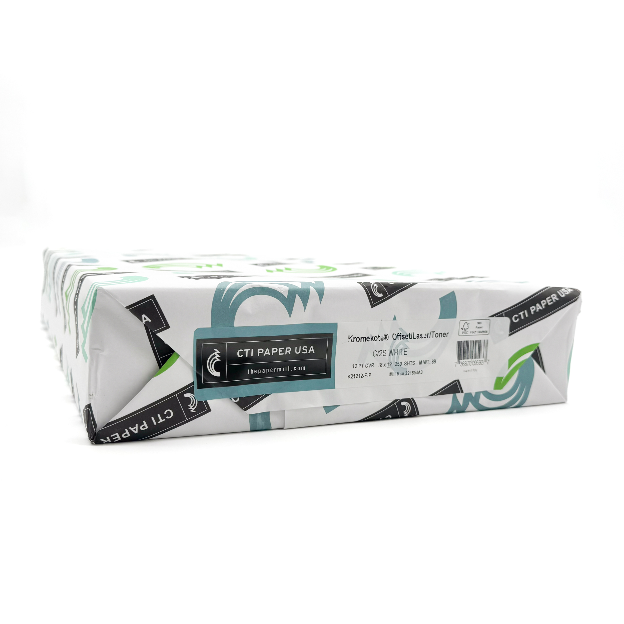 Kromekote Hi Gloss C2S Cover 18x12 12pt/290g 250/pkg | Paper