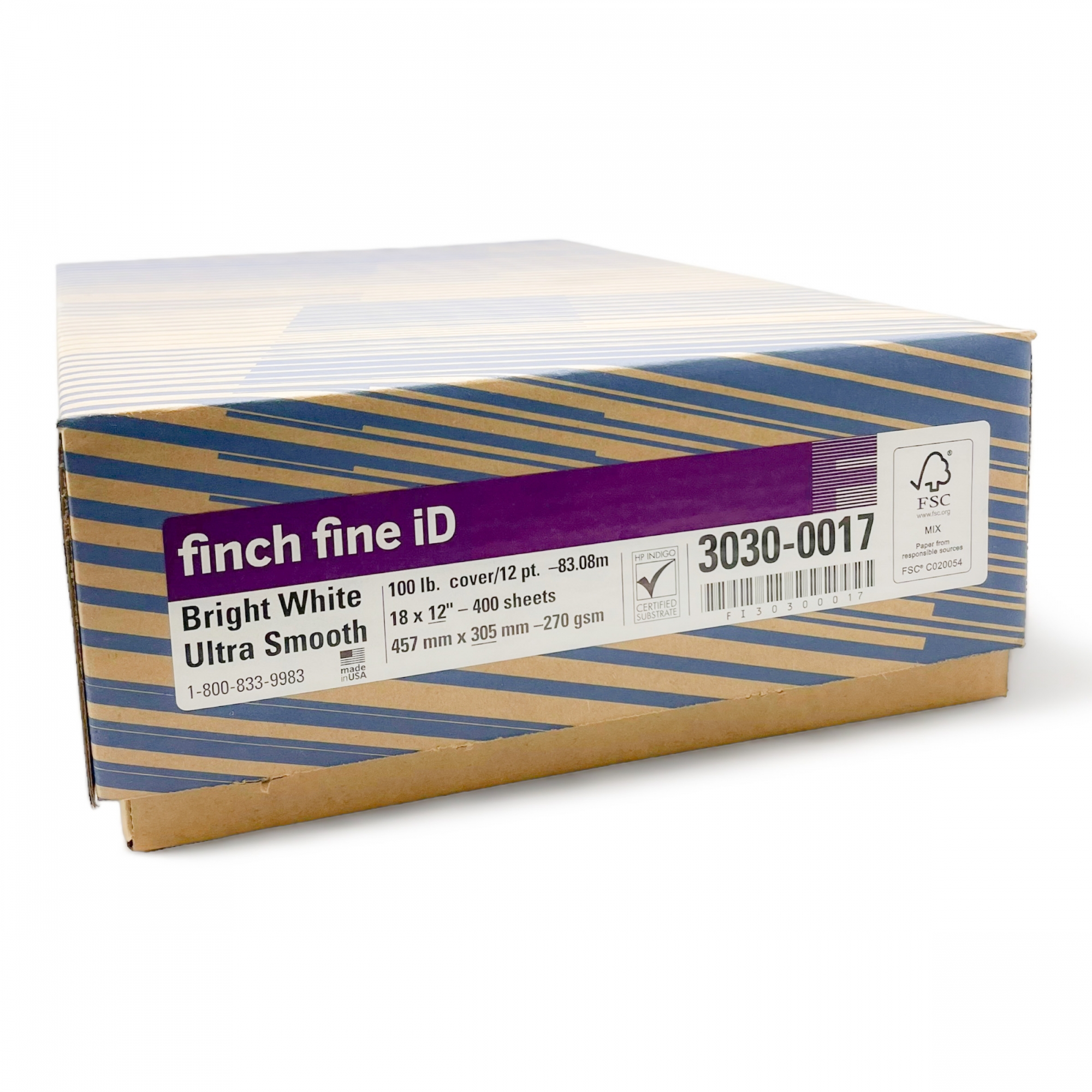 Finch Fine iD 18x12 100lb/271g Cardstock 400/case, Paper, Envelopes,  Cardstock & Wide format, Quick shipping nationwide