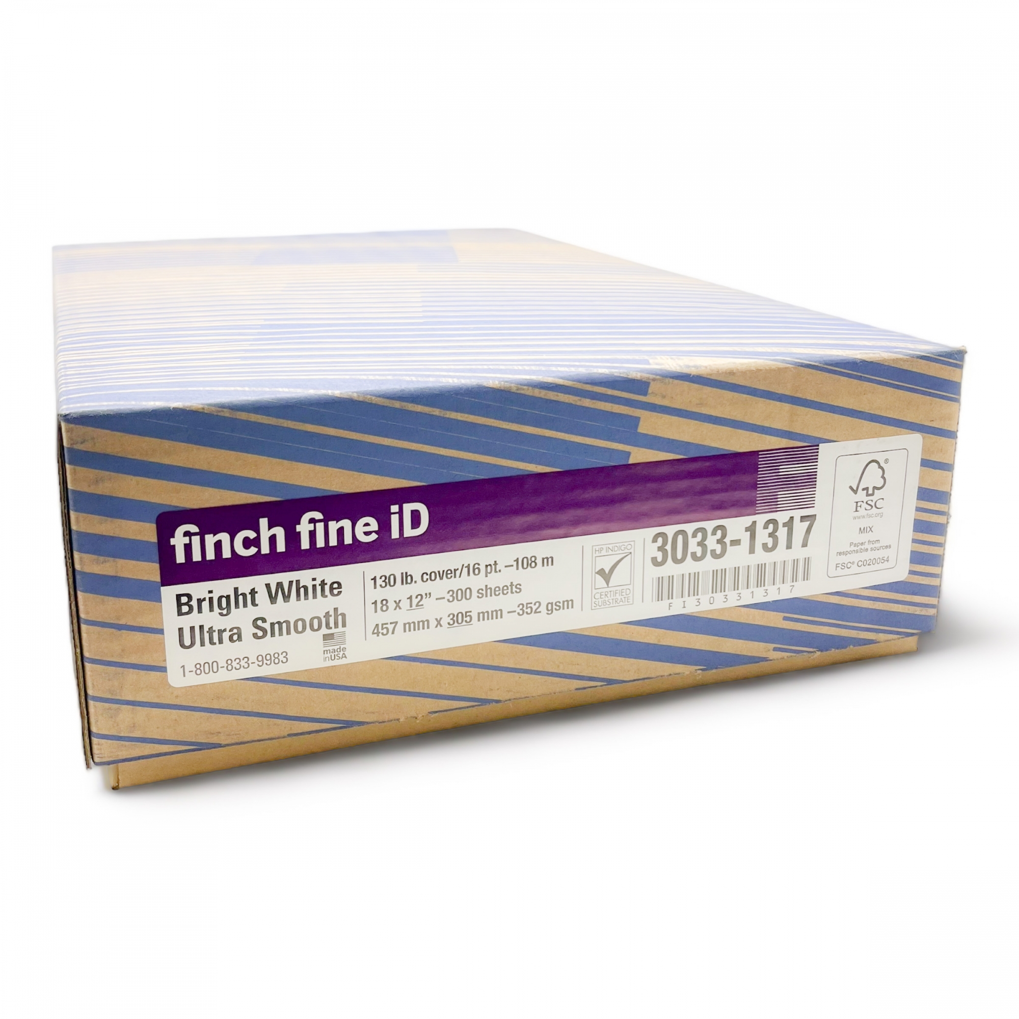 Finch Fine iD 18x12 130lb/352g Cardstock 300/case