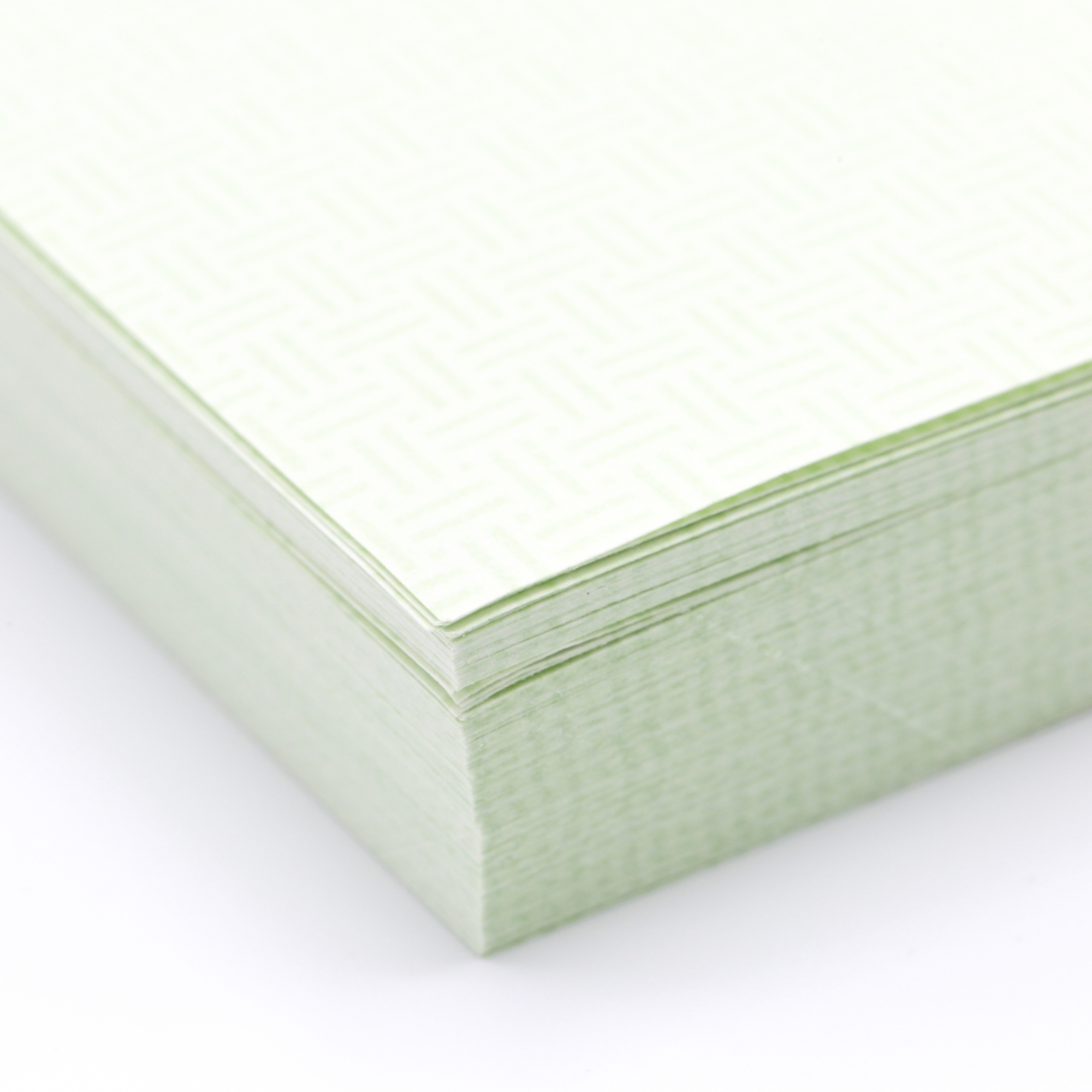 Green 8-1/2x11-24lb Basketweave Security Paper 500/pkg