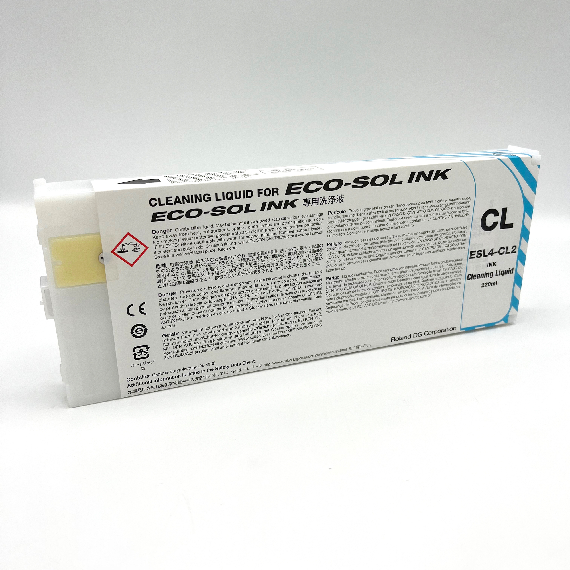 Roland Eco-Sol MAX2 Cleaning Cartridge 220ml | Paper, Envelopes 
