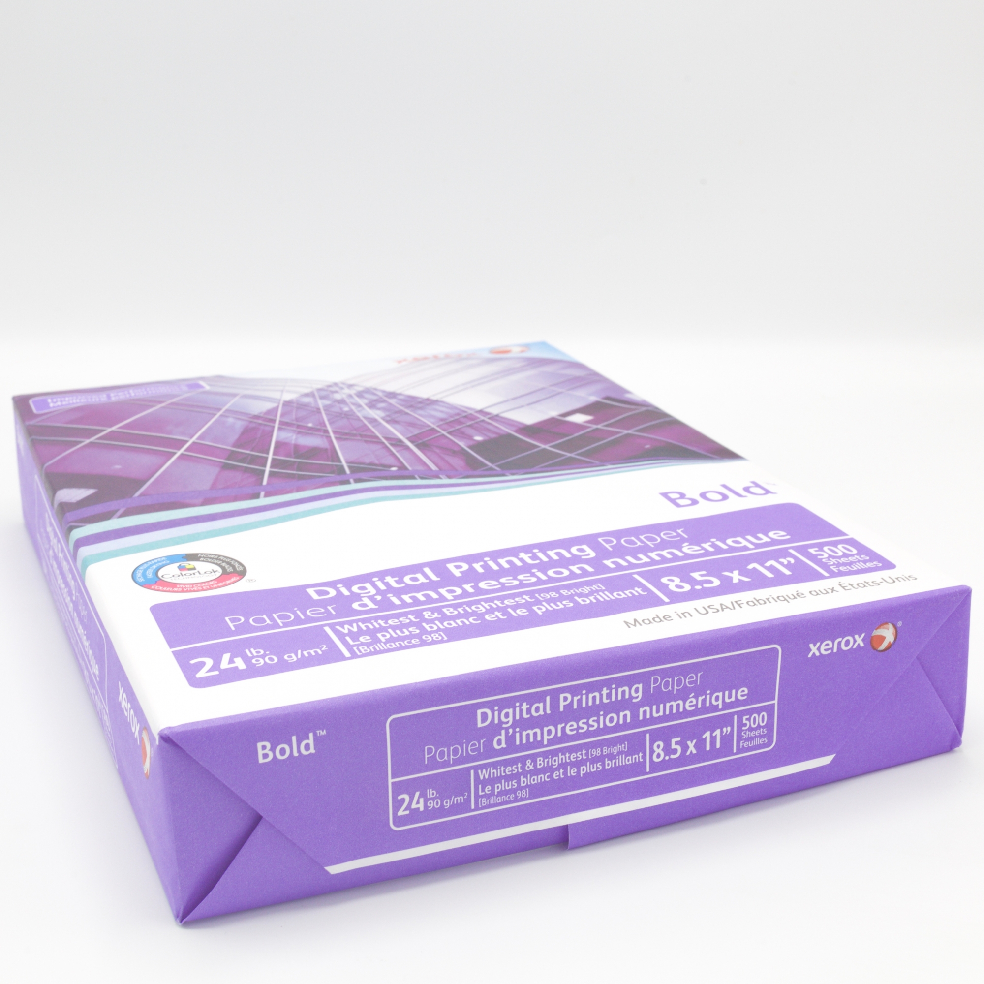 Xerox Bold Digital 8 1 2x11 24lb 3 Hole Punch 500 Pkg Paperworks