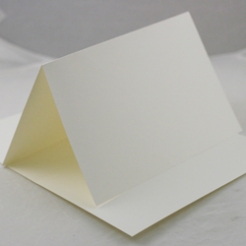  6 Bar Vanilla Plain Foldover Card 80lb 6 1/4x9 1/4 250/Box 
