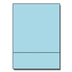  Perforated at 3in Exact Blue 8-1/2x14 24lb 500/pkg 