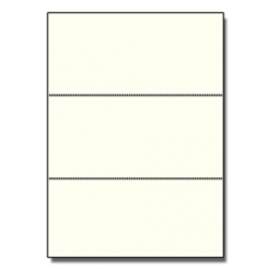  Perforated Every 3-2/3 Bristol Cover Cream 8-1/2x11 67 250pk 