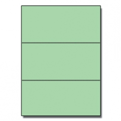 Buy 8.5 x 11 Cardstock Double-Perforated in 3 Equal Parts - 250 Sheets  (ZAPMBF-267VB)