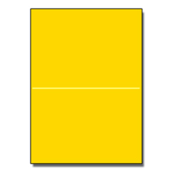  Half-Fold Brochure 8-1/2x11 65lb Astro Solar Yellow 250/pkg 