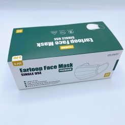  3-Ply Disposable Earloop Face Mask 