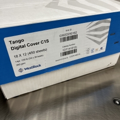 Tango Semi-Gloss Coated 1-side Cover 18x12 14pt/260g 450