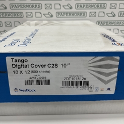 『1年保証』 Coated Semi-Gloss Tango 2-side 400/pkg 16pt/320g 18x12 Cover その他