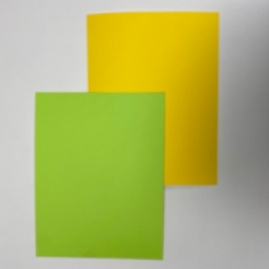  CLOSEOUTS Green/Yellow 130lb Duplex Cover 8-1/2x11 125/pkg 