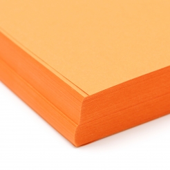  CLOSEOUTS Basis Premium Cover 8-1/2x11 80lb Orange 100/pkg 
