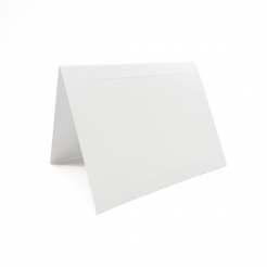 Baronial Panel Foldover White 6Bar (6-1/4x9-1/4) 250/box 