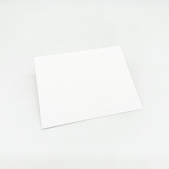  Baronial Panel Card White 5-1/2Bar (4-1/4x5-1/2) 250/box 