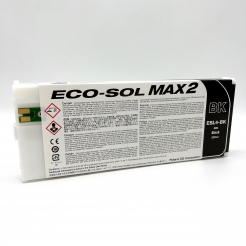  Roland Eco-Sol MAX2 Black Ink ESL4-BK 220ml Cartridge 